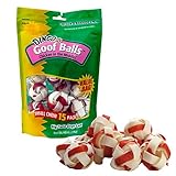 Dingo Small Goof Balls Value Bag 15 pk, 4.8 oz, Chicken and Rawhide Chews