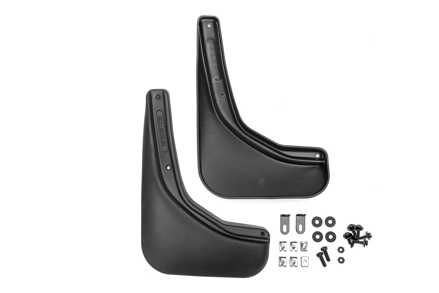 FROSCH Car Rubber Mudflaps rear designed for SUZUKI Jimny, 2018-2 pcs with Fastener & Mounting Screws