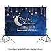 Allenjoy 7x5ft Photography Backdrop Background Twinkle Twinkle Little Star Gold Glitter Birthday Party Supplies Banner Newborn Gender Reveal Decorations Props Photo Booth Baby Shower Photocall