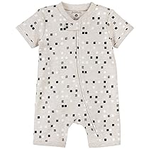 Petit Lem Baby Romper, Beige, 3M