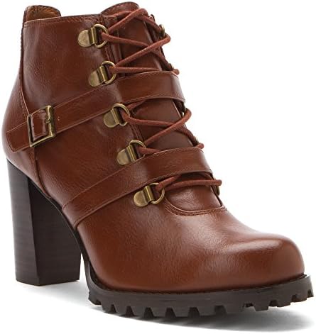Ann Marino Womens Gstaad Almond Toe Ankle Fashion Boots