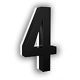 4 Inch House Numbers, Stainless Steel, Premium