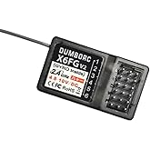 DUMBORC X6FG(Built in Gyro) 6 Channels 2.4GHz RC Receiver for DUMBORC X6/X4/X5 Transmitter RC Car Boat Tank Drifting Car