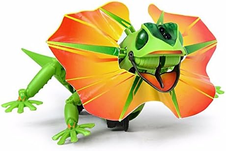 PoRuis DIY Lizard Dragon Self-Assembly Infrared Sensor Robot Toy With Dual Color LED Eyes For Your Kids Birthday, Christmas Gift