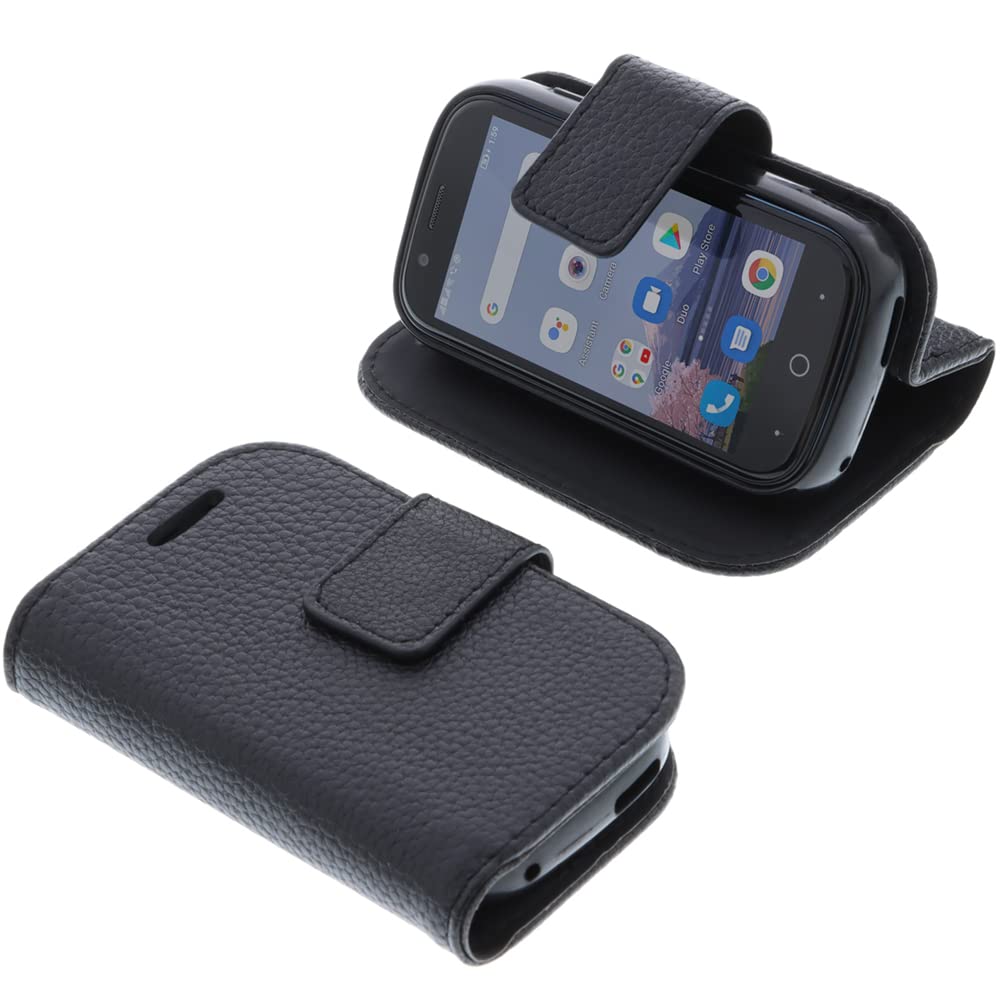 foto-kontor Cover compatible with Unihertz Jelly 2 book-style black case