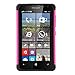 Microsoft Lumia 435 Case, Style4U Dual Layer Hybrid Armor Protective Case Cover for Microsoft Lumia 435 with 1 Stylus [Hot Pink]