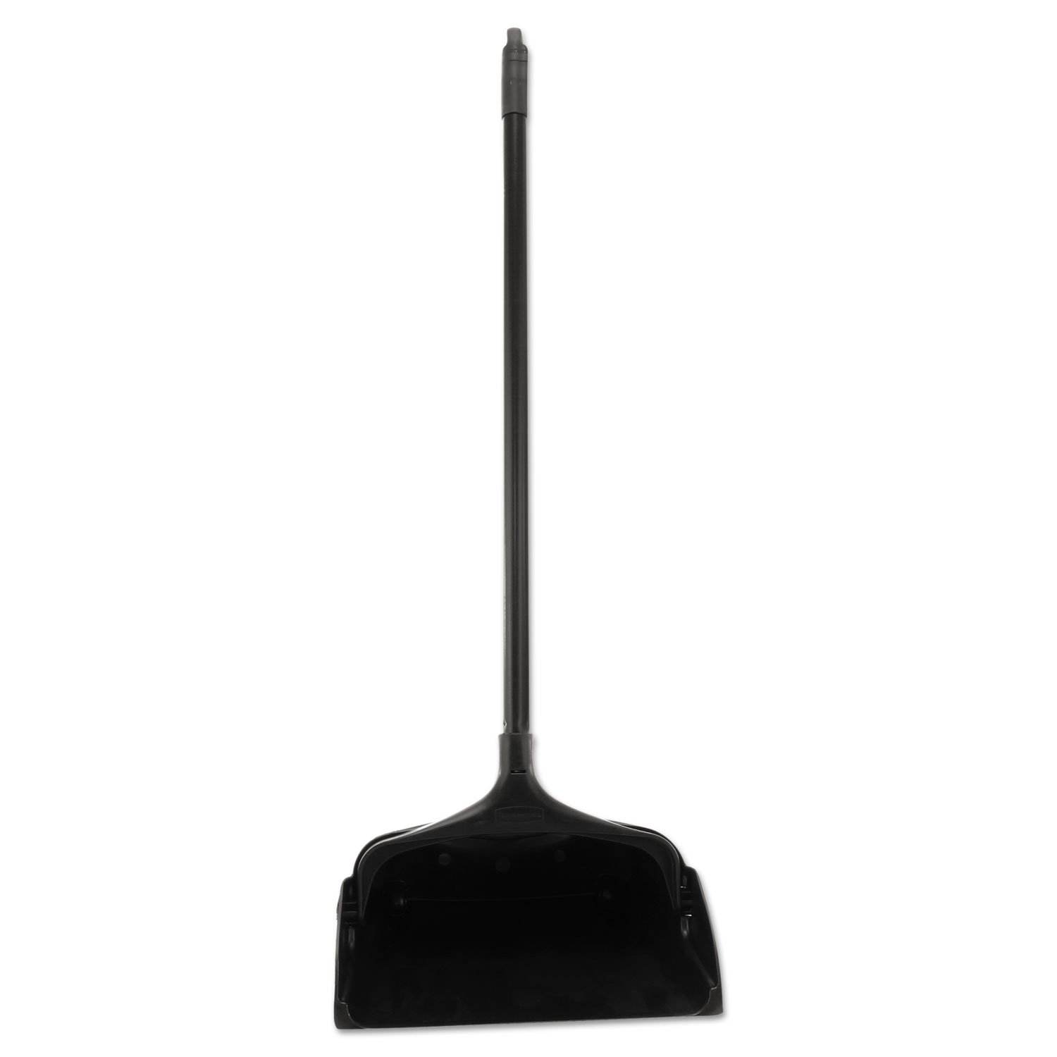 Photo 1 of **NO HANDLE**Rubbermaid Commercial Products Dustpan with Long Handle Plastic Black Compatible with Any Broom for Lobby/Restaurant/Office/Home/Dog Pooper Scooper 12.50" Wide