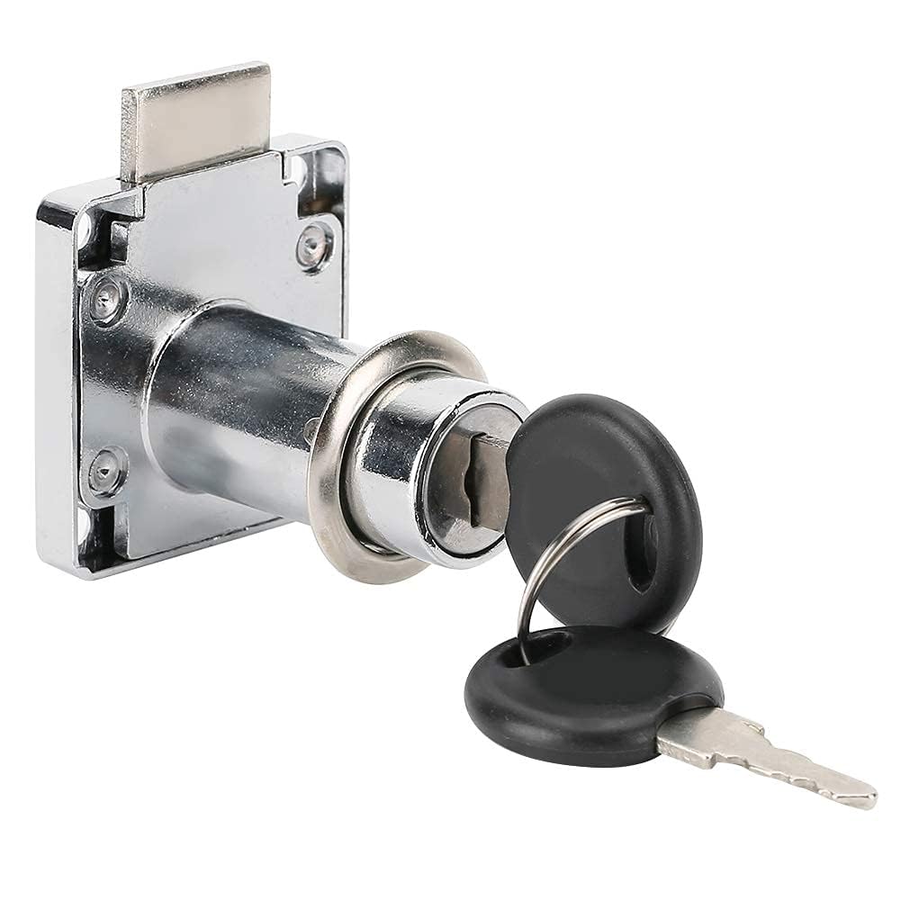 3-Pack Cylinder Cam Drawer Lock Desk Wardrobe Cabinet Locker Furniture Hardware Lock with 3 Keys