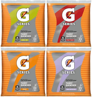 Gatorade 03944 Original Powdered Drink Mix Variety Pack 21oz Packets 32/Carton