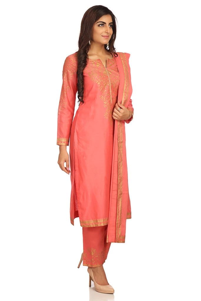 biba women's straight salwar suit