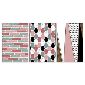 signwin-3 Piece Canvas Wall Art-Modern Nordic Style-Canvas Prints...