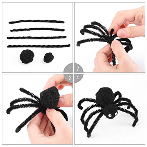 Pipe Cleaners Chenille Stems for DIY Art Craft 6 mm x 12 Inch 100 Pieces