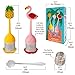 CAZD Loose Leaf Tea Infuser Gift Set. Fun Pineapple & Flamingo Silicone & Fine Mesh Tea Basket. Cute Tea Steepers with Bonus Tea Scoop. Great for Iced Tea.