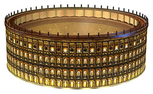 Ravensburger 3D Puzzle 11148 - Kolosseum Night Edition - leuchtet im Dunkeln - das weltberühmte Wahrzeichen aus dem antiken Rom - dreidimensionales Modell für große und kleine Puzzlefans ab 8 Jahren – Bild 3