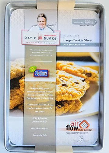 David Burke Kitchen Commercial Weight 17 x 11 Large Cookie Sheet Bakeware