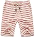 Cameinic Men's Casual Sweat Jogger Striped Hipster Beach Shorts Trunk Linen