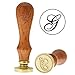 Letter G Wax Seal Stamp, Yoption Vintage Retro Brass Head Wooden Handle Alphabet Letter G Classic Sealing Wax Seal Stamp (G)