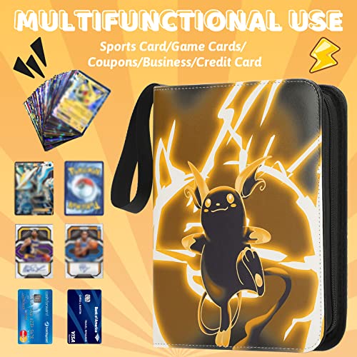 ccg graded cards Amazon.com: Trading Card Binder 4 Pocket,400 Pockets Card Binder for Pokemon  Cards with Zipper,50 Sleeves Card Holder Compatible with Standard Card,Sport  Card,Game Card-Gift for Boy and Girl (4-Pockets, Red) : Toys &