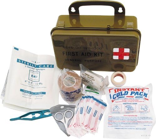 5ive Star Gear GI Spec General Purpose First Aid Kit, Olive Drab, 7.5"x4.75"x2.75"