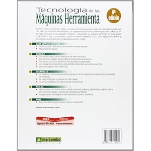 TECNOLOGIA DE LAS MAQUINAS HERRAMIENTA 6'ED