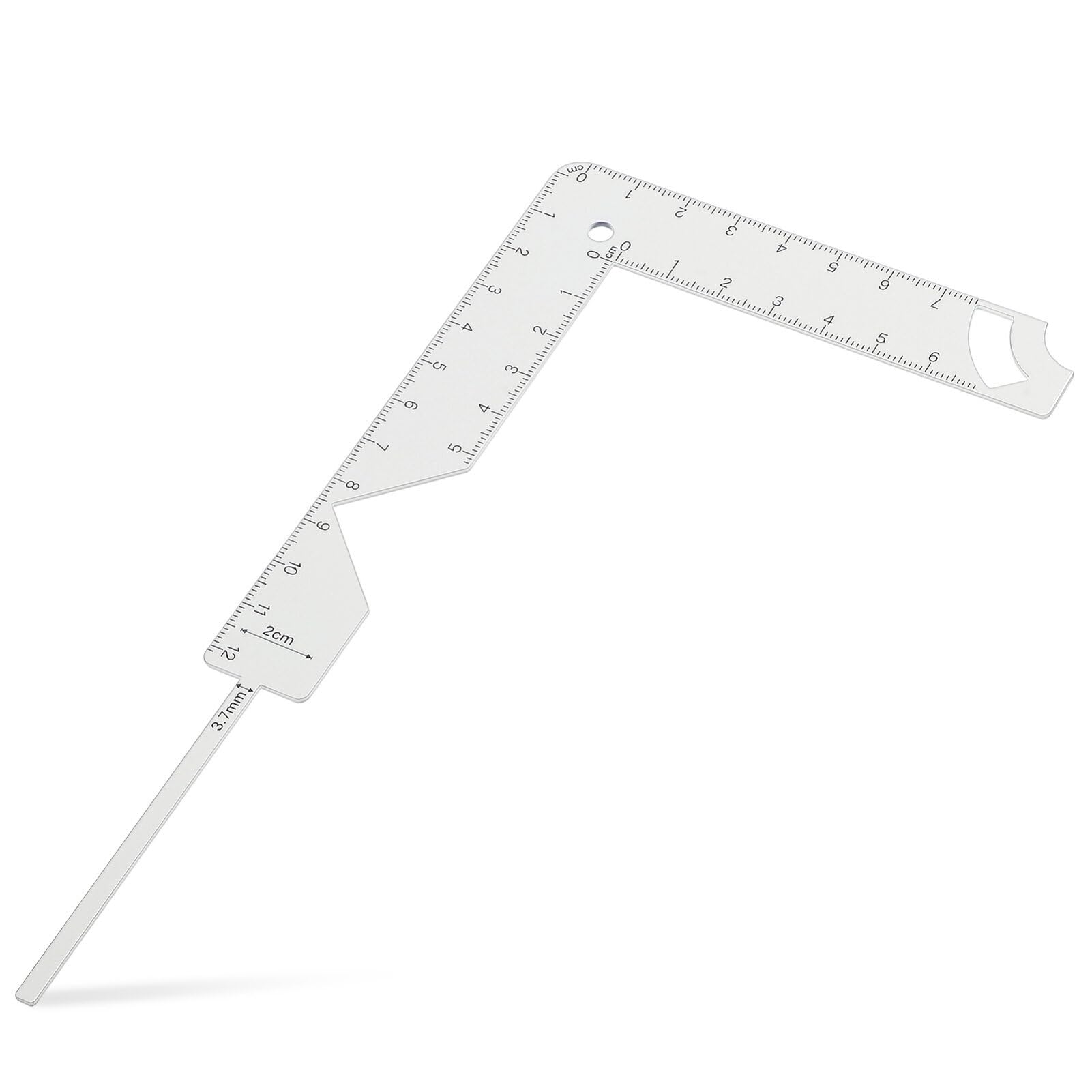 DIYEAH Metal Bookbinding Ruler Tool for Accurate Measurement and Spacing Guide for Book Cover Making Lightweight and Stylish Book Cover Guide for Journal Covers