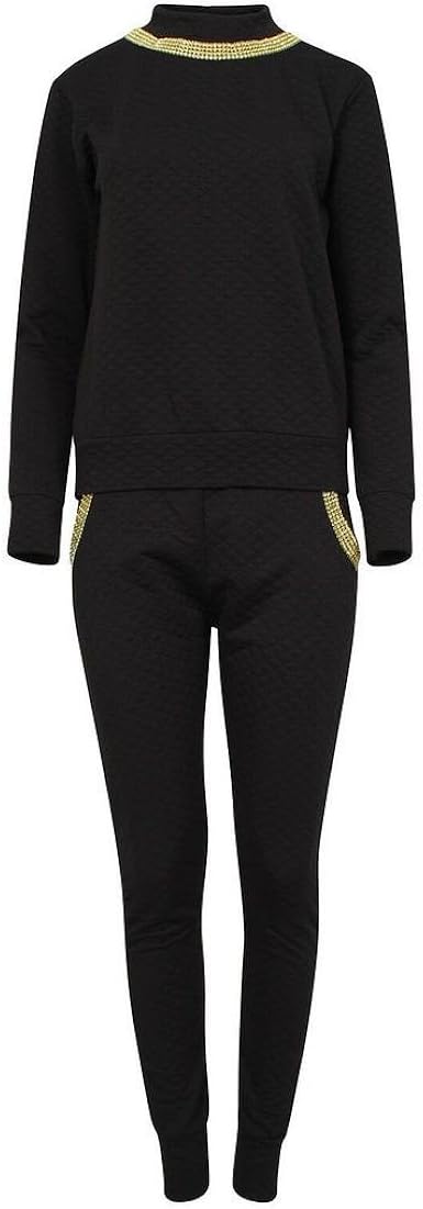 womens diamante tracksuit