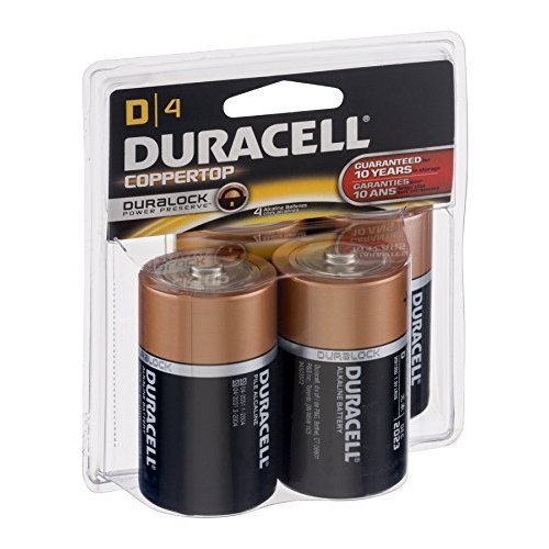Duracell Alkaline Battery Size D 1.5 V 4 Ct 6 Pack