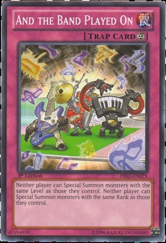 Yu-Gi-Oh! - And the Band Played On (PRIO-EN079) - Primal Origin - 1st Edition - Common