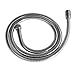 Chromed Stainless Steel Double-buckle Flexible Shower Hose Handshower Hose Replacement Shower Tube-60 Inches