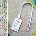 CosCosX Vertical Transverse Clear Plastic ID Name Card Holder Work Credit Card Leather Lanyards and Badge Holders for Police/Employee/White Collar etc