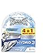 Wilkinson by Schick Hydro 3 Refill Blade Cartridges, 10 Count (2 Packs of 5) w/ Free Loving Care Conditioner Packette