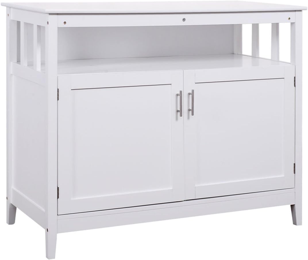 Kitchen Storage Cabinet Buffet Server Table Sideboard Dining Wood
