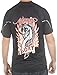 Ed Hardy Mens Cobra Mesh Crew Tee Top- Black - X-Large