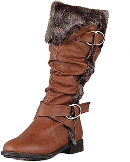 vegan leather knee high boots
