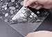 Niviy Self Adhesive Window Film Heat Insulation No Glue Privacy Film Window Decor (17.7