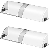 CH24Globall Air Vent Deflector with Powerful Magnets(10 to 14 Inches),AC/Heat Vent Redirector Vent Cover for Floor, Ceiling, Sidewall Registers (Clear-2Pack)