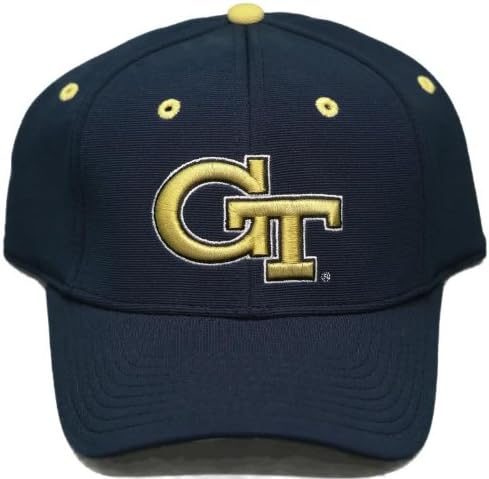 New! Georgia Tech University Yellow Jackets Adjustable Back Hat 3D Embroidered Cap