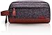 Toiletry Bag Travel Cosmetic Bag,Nylon and Pu Leather, Portable & Roomy & Rugged & Water Resistant Shaving Dopp Kit for Travel,Gym,Grooming Cosmetic Makeup Bag for Men/Women,TSA Approved