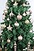 AUXO-FUN 73ct Assorted shatterproof Christmas Ornaments Luxury Collection Set in Reusable Hand-held Gift Package for Christmas Tree Decoration (Champagne)