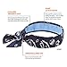 Ergodyne Chill Its 6700CT Cooling Bandana, Lined with Evaporative PVA Material for Fast Cooling Relief, Tie for Adjustable Fit, Navy Western