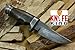 Knife King Premium Desert Storm Damascus Handmade Hunting Knife. Comes with a Sheath.