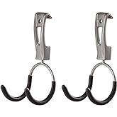 Rubbermaid Universal Metallic Fasttrack Hanging Garage Hook Organizers (2 Pack)