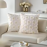 Yinovat Spring Summer Pillow Covers 18x18 inch Set of 2, Yellow Sunflower Soft Plush Throw Pillows for Sofa, Farmhouse Seasonal for Festivals Holiday Spring Home Decor