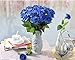 StarLifey Artificial Flowers Real Touch Blue Rose Wedding Bouquet Silk Roses Posy Thanksgiving Day/Valentine's Day/Wedding/Home Decorations Pack of 10