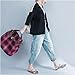 YESNO Women Casual Loose Blouse Tunic Tops QN6TYP9BLACK