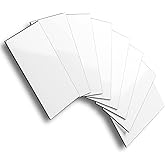 AULIGET 100-Piece Polished White Thick PVC Peel and Stick Backsplash, 3" x 6" Waterproof Subway Tile Peel and Stick Wall Tiles for Kitchen &amp; Bathroom