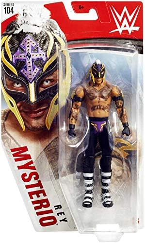COLLECTOR WWE - Rey Mysterio - Action Figure, bring home the action of the WWE - Approx 6"