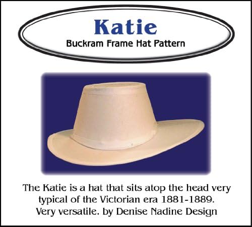 Sewing Pattern - Katie Hat Pattern - 1881-1889 Victorian Era or Steampunk Inspired