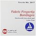Dynarex Fabric Adhesive Bandages - Sterile & Flexible Fabric Bandages for Wounds - Non-Stick Pads - Individually-Wrapped First Aid Supplies - No Latex - 1-3/4x2