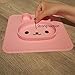 Pink Silicone Baby Placemat with Suction 1 Divided Kids Plates Dinner Mat for Toddlers, Babies, Kids and Infants BPA Free with Strong Sticky Table Suction Dishwasher and Microwave Safe